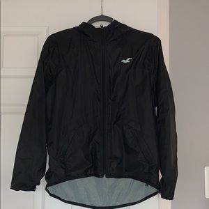 Black Hollister Windbreaker (foldable)